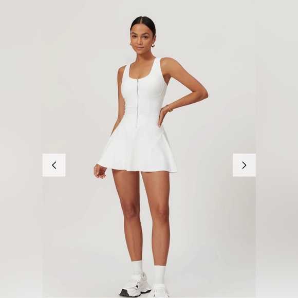 Bota White Sleeveless Active Dress - Picture 1 of 5